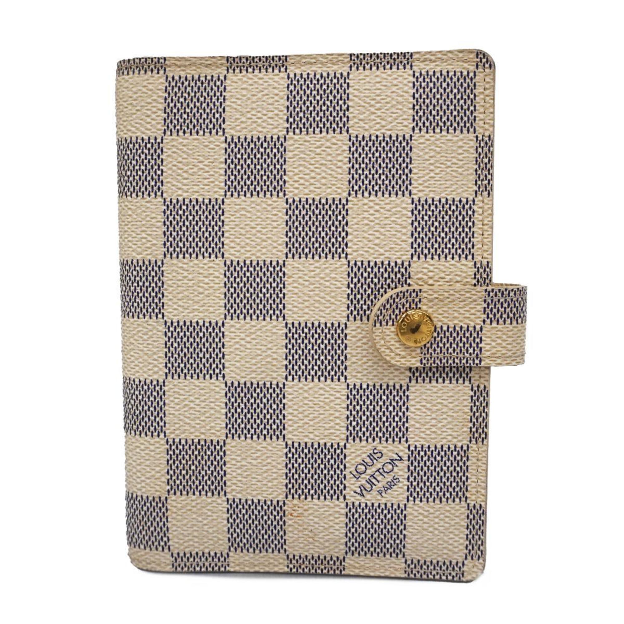 Louis Vuitton Diary Cover Damier Azur Agenda PM R20706 White Ladies