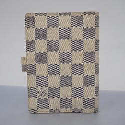 Louis Vuitton Diary Cover Damier Azur Agenda PM R20706 White Ladies