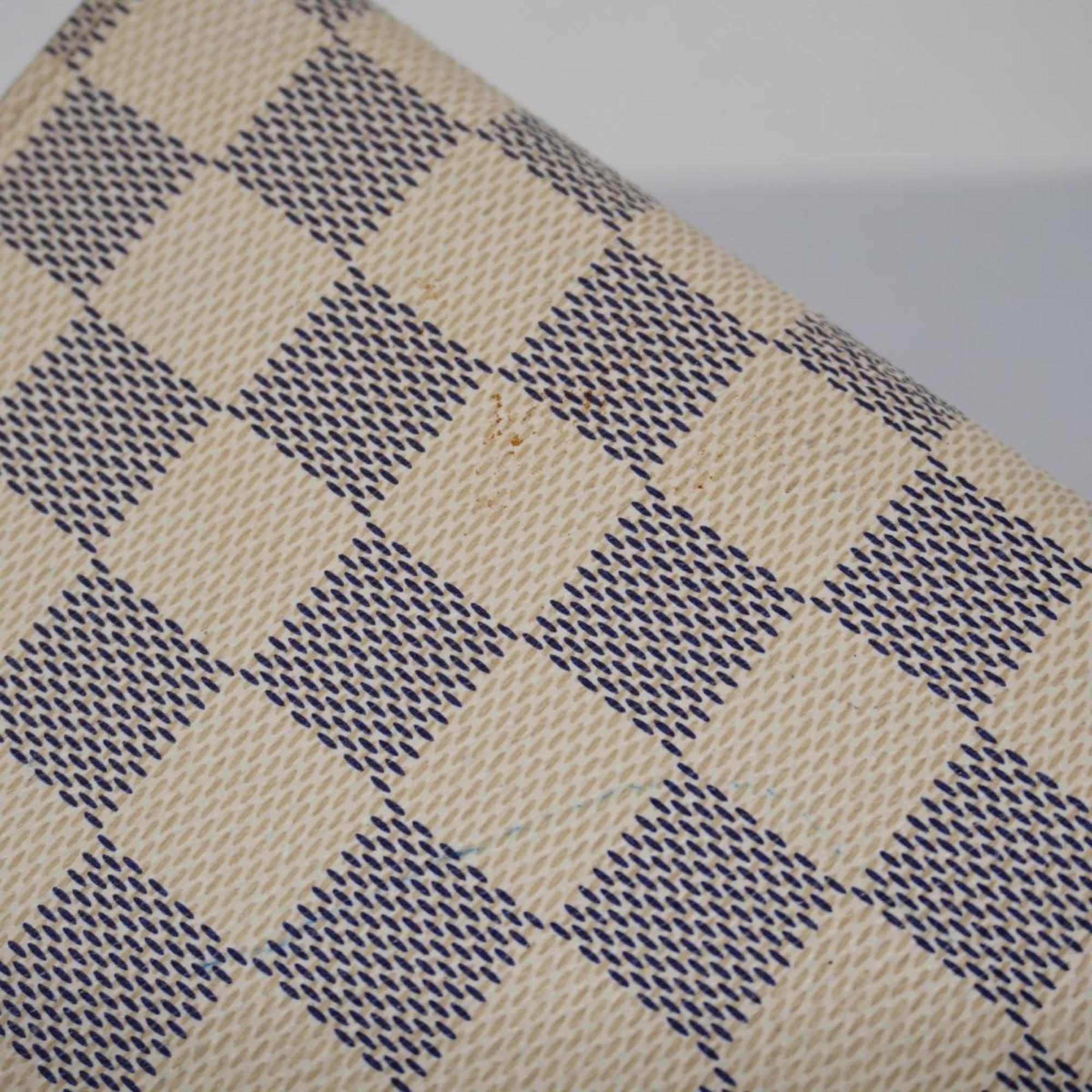 Louis Vuitton Diary Cover Damier Azur Agenda PM R20706 White Ladies