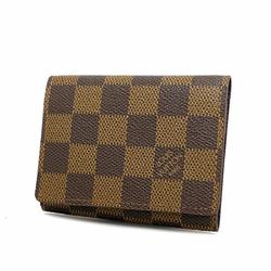 Louis Vuitton Business Card Holder Damier Envelope Carte de Visite N62920 Ebene Men's Women's