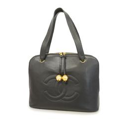 Chanel shoulder bag, lambskin, black, women's