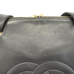 Chanel shoulder bag, lambskin, black, women's