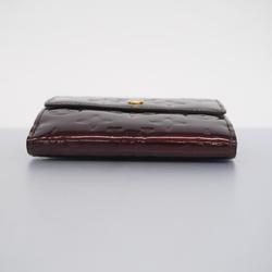 Louis Vuitton Wallet Vernis Porte Monnaie Billet Credit M93523 Amarante Ladies