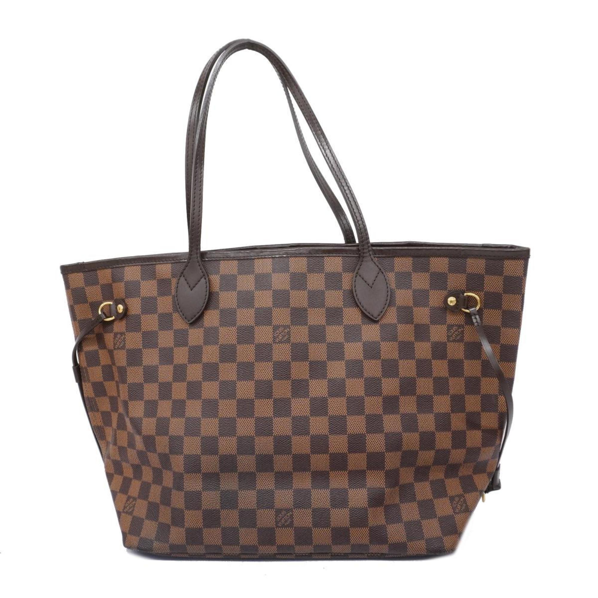 Louis Vuitton Tote Bag Damier Neverfull MM N51105 Ebene Women's