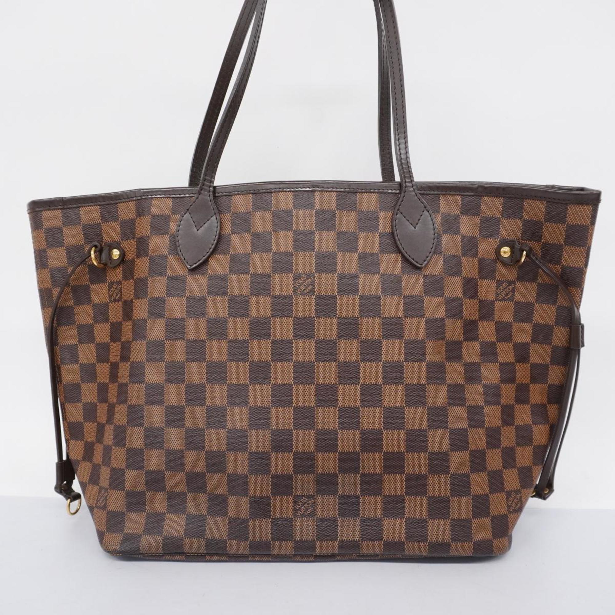 Louis Vuitton Tote Bag Damier Neverfull MM N51105 Ebene Women's