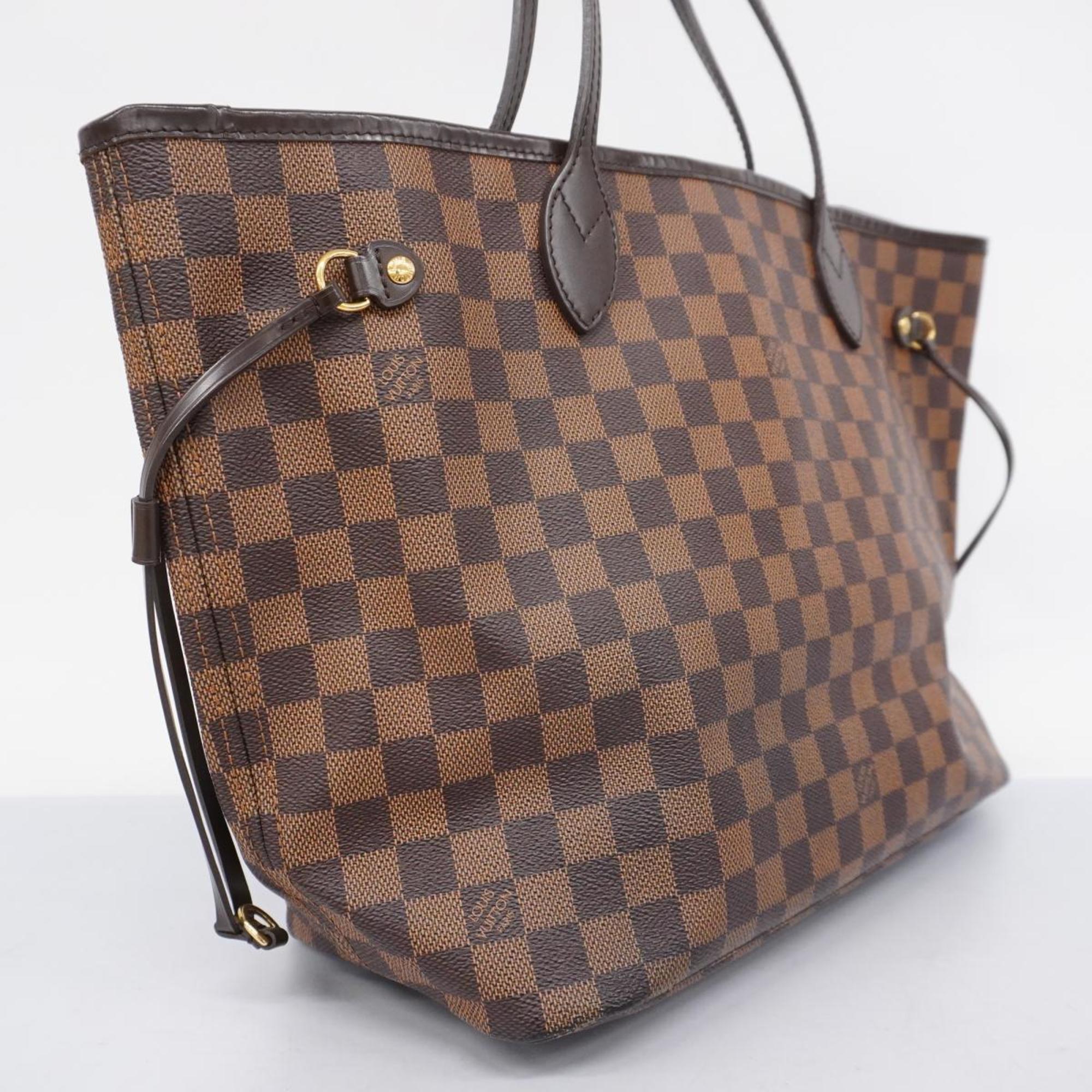 Louis Vuitton Tote Bag Damier Neverfull MM N51105 Ebene Women's