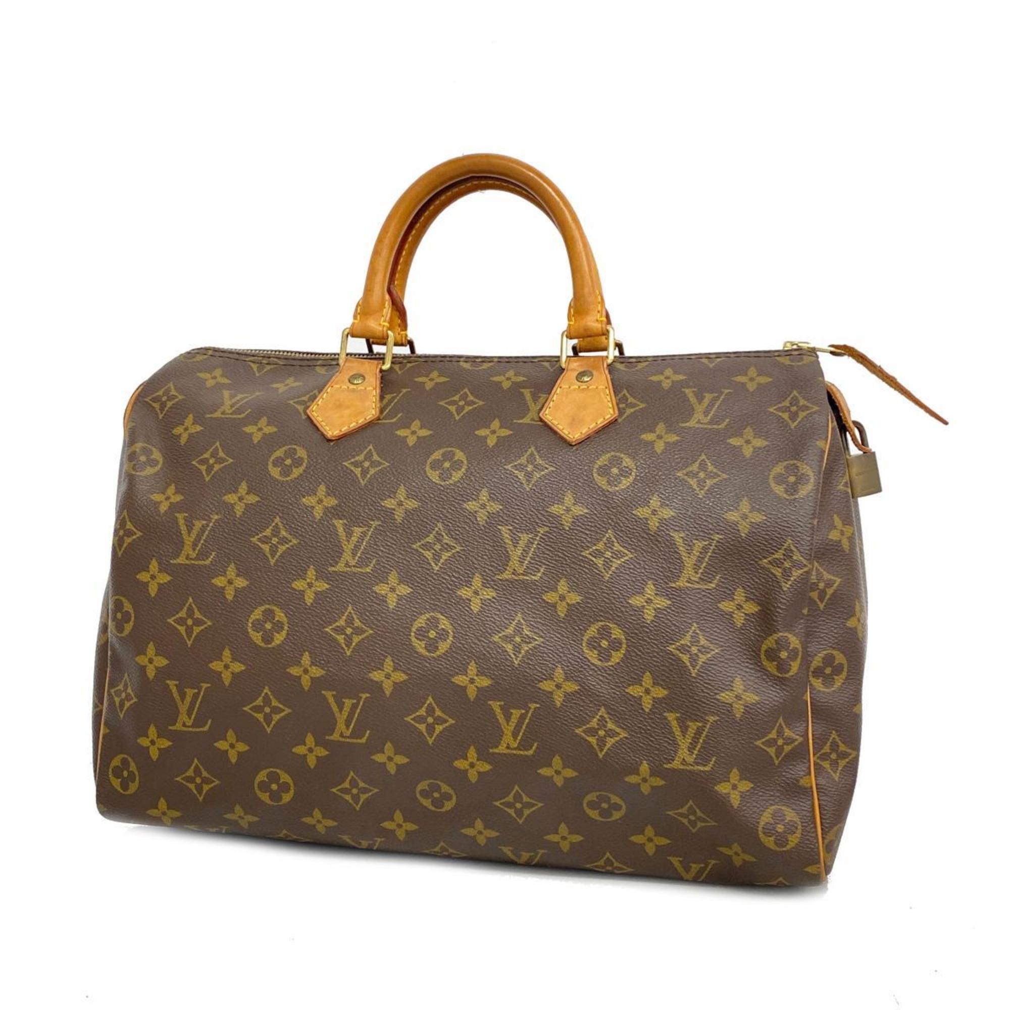 Louis Vuitton Handbag Monogram Speedy 35 M41107 Brown Ladies