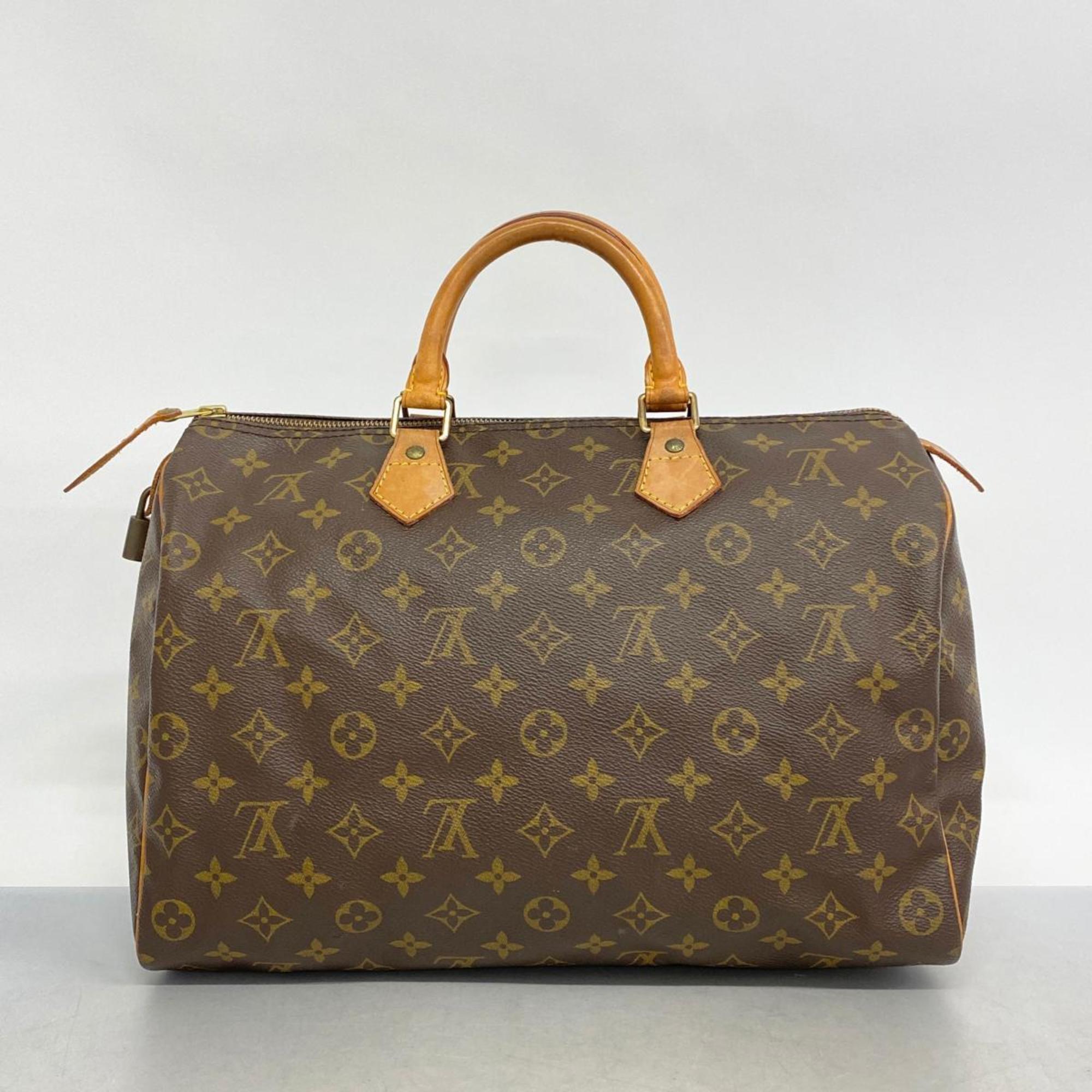 Louis Vuitton Handbag Monogram Speedy 35 M41107 Brown Ladies