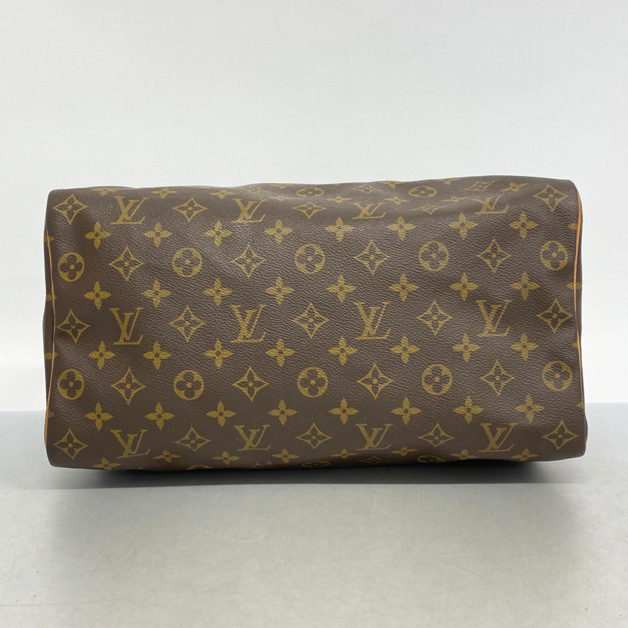 Louis Vuitton Handbag Monogram Speedy 35 M41107 Brown Ladies