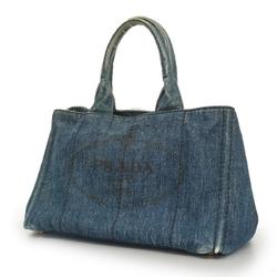 Prada tote bag canapa denim blue ladies