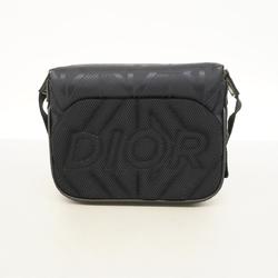 Christian Dior Shoulder Bag Nylon Black Men Women