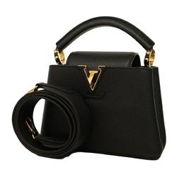 Louis Vuitton Handbag Taurillon Capucines MINI M56071 Noir Ladies