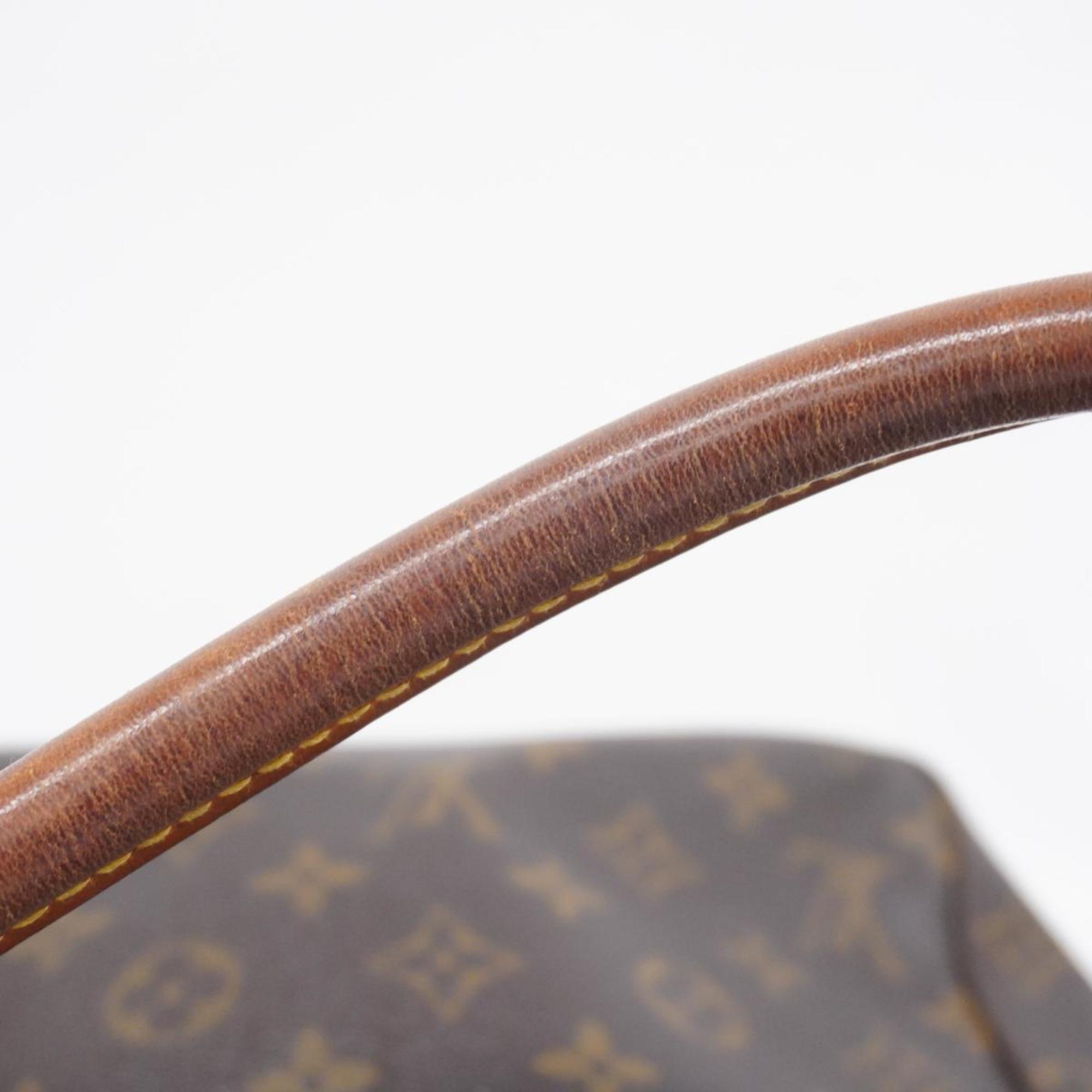 Louis Vuitton Shoulder Bag Monogram Looping GM M51145 Brown Ladies