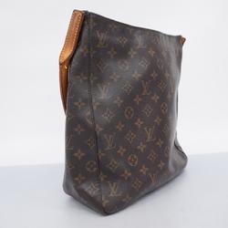 Louis Vuitton Shoulder Bag Monogram Looping GM M51145 Brown Ladies