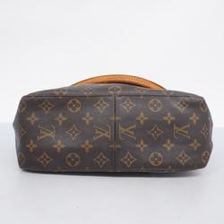 Louis Vuitton Shoulder Bag Monogram Looping GM M51145 Brown Ladies