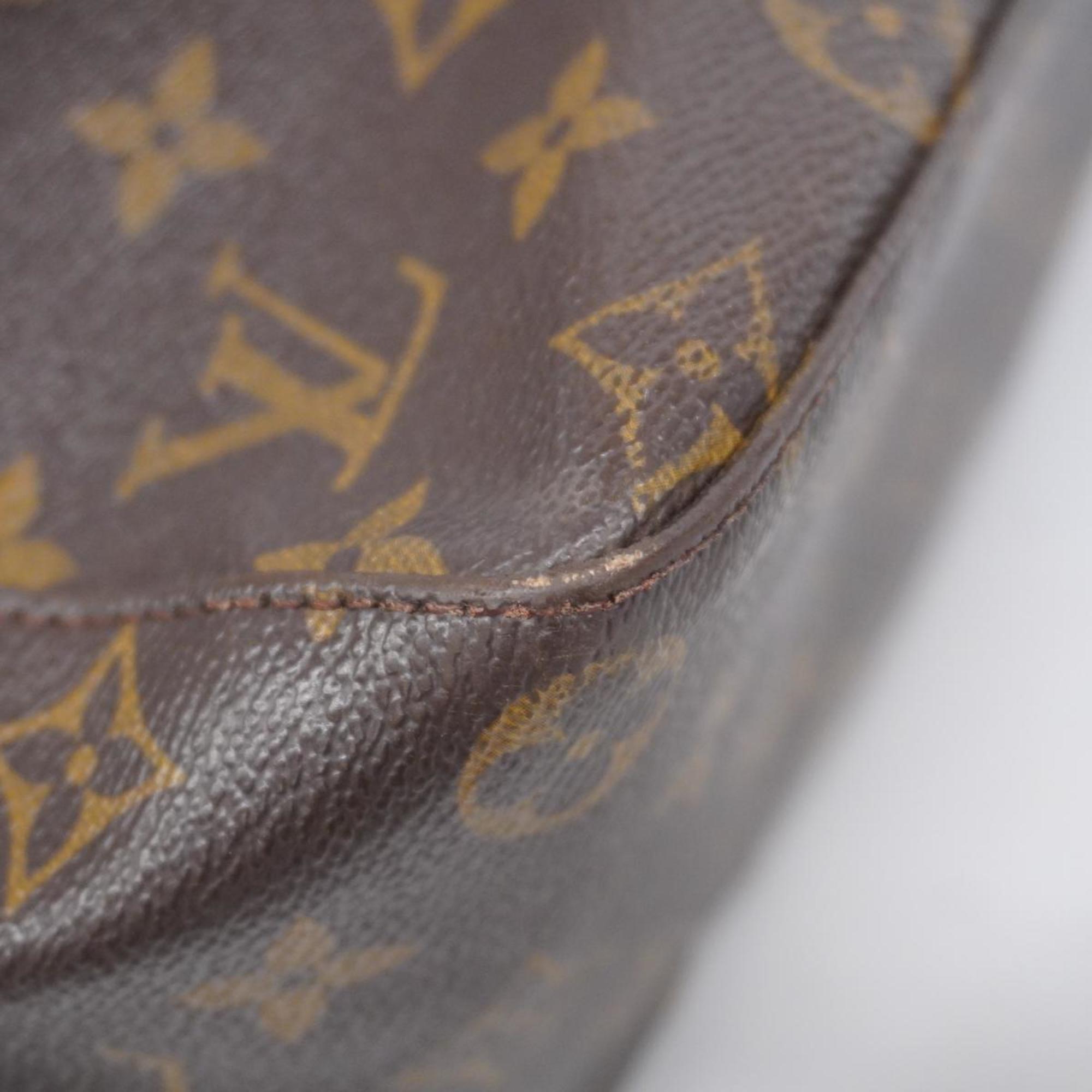 Louis Vuitton Shoulder Bag Monogram Looping GM M51145 Brown Ladies