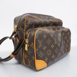 Louis Vuitton Shoulder Bag Monogram Nile M45244 Brown Ladies