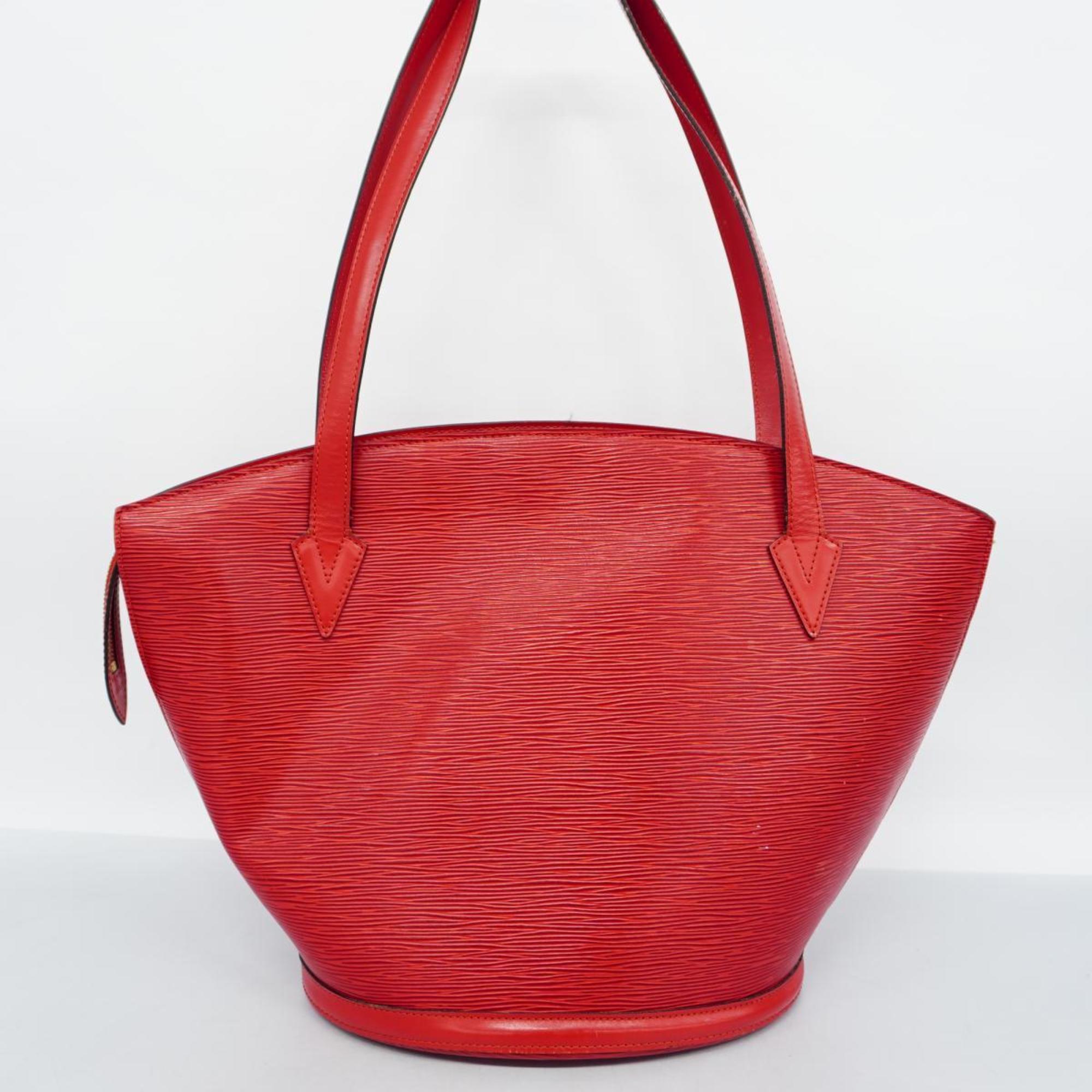 Louis Vuitton Shoulder Bag Epi Saint Jacques M52267 Castilian Red Women's