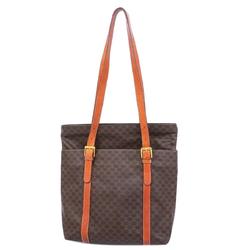 Celine Shoulder Bag Macadam Brown Women's