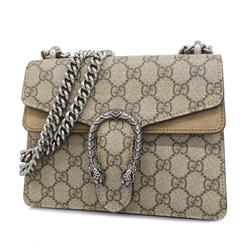 Gucci Shoulder Bag Dionysus 421970 Suede Brown Women's