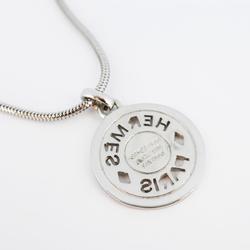 Hermes Necklace Serie Metal Silver Women's