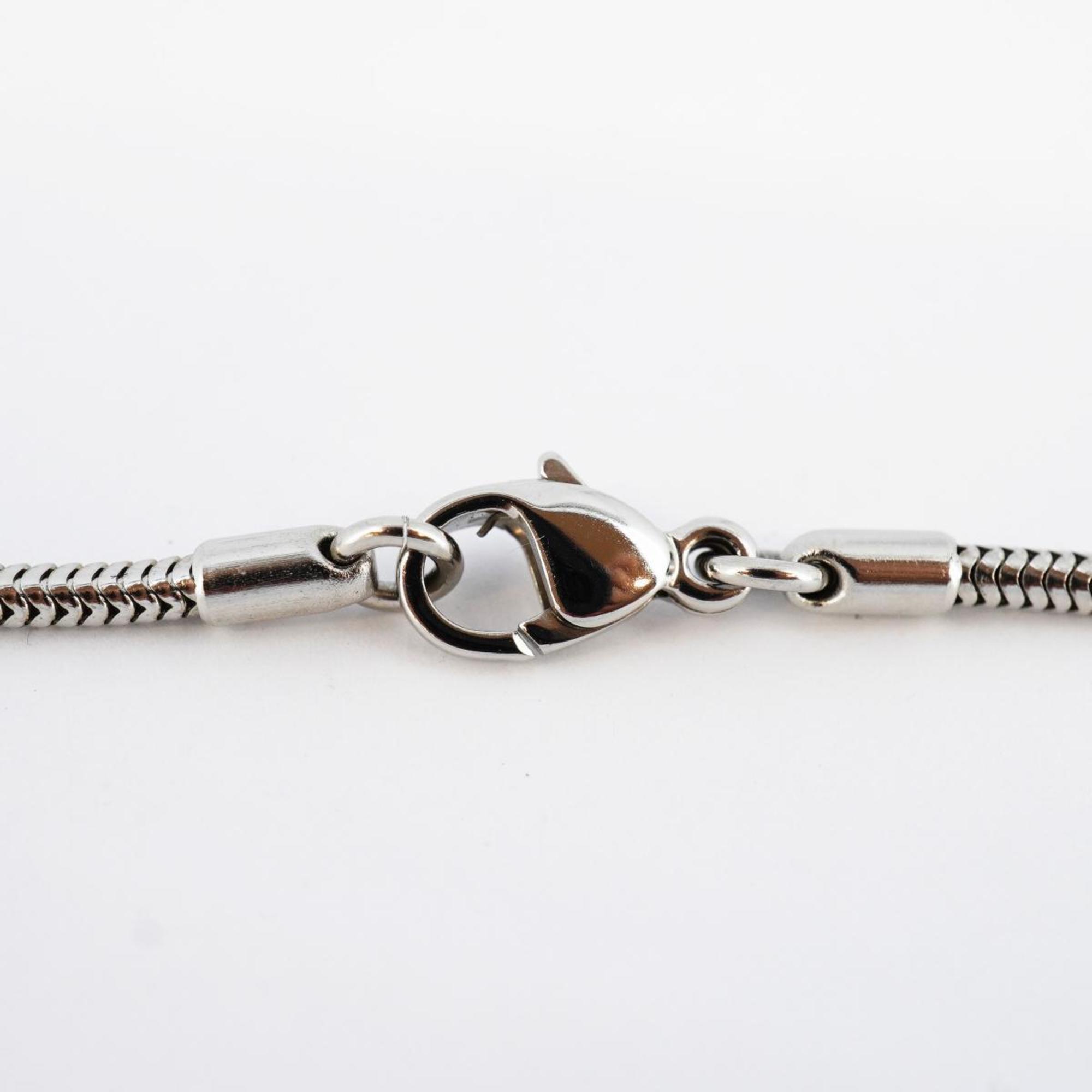 Hermes Necklace Serie Metal Silver Women's