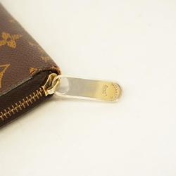 Louis Vuitton Long Wallet Monogram Zippy M60017 Brown Men's Women's