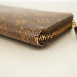 Louis Vuitton Long Wallet Monogram Zippy M60017 Brown Men's Women's