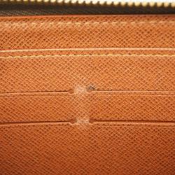 Louis Vuitton Long Wallet Monogram Zippy M60017 Brown Men's Women's