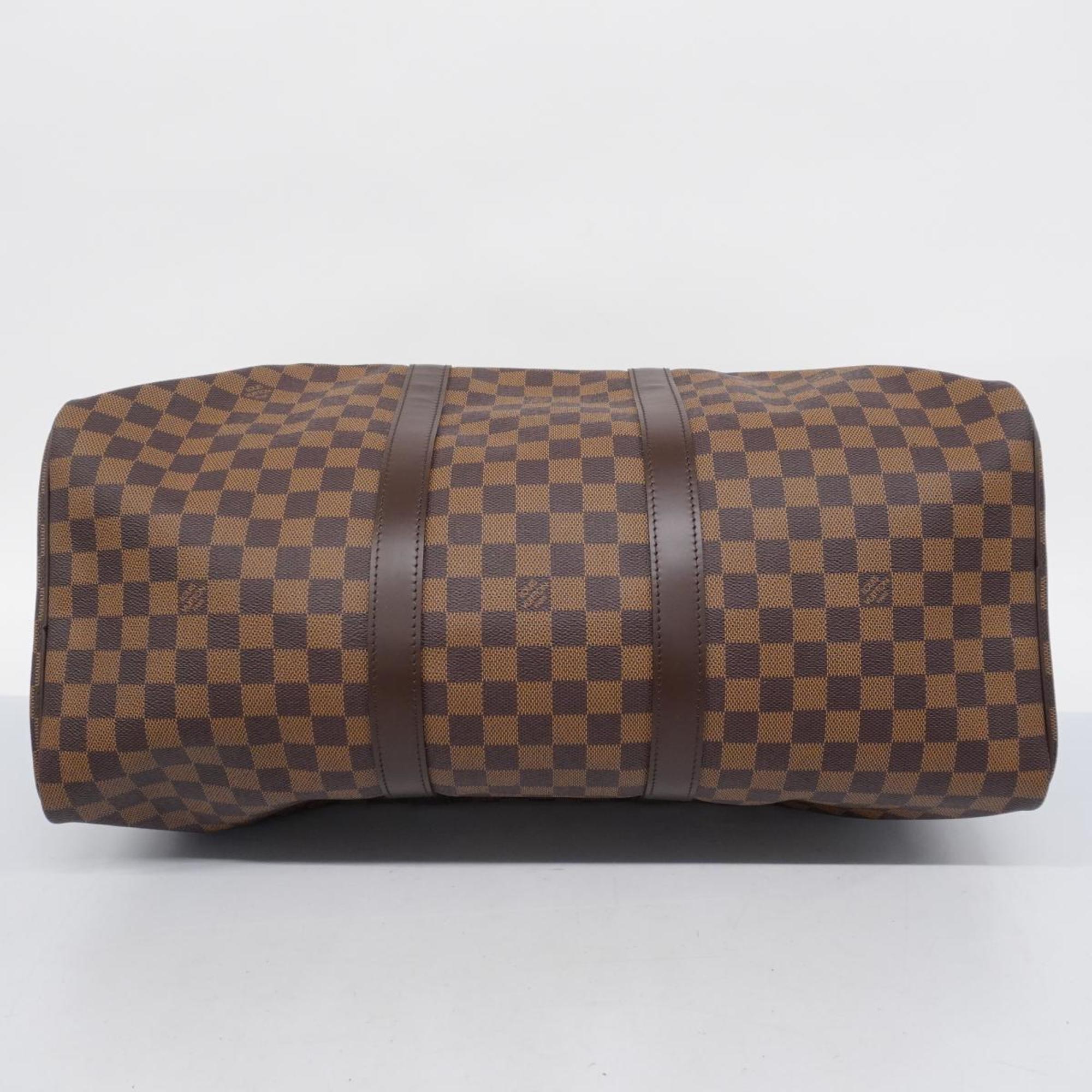 Louis Vuitton Boston Bag Damier Keepall 50 N41427 Ebene Men's Women's