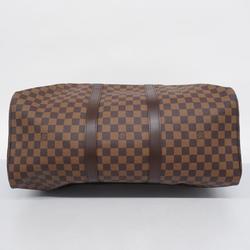 Louis Vuitton Boston Bag Damier Keepall 50 N41427 Ebene Men's Women's