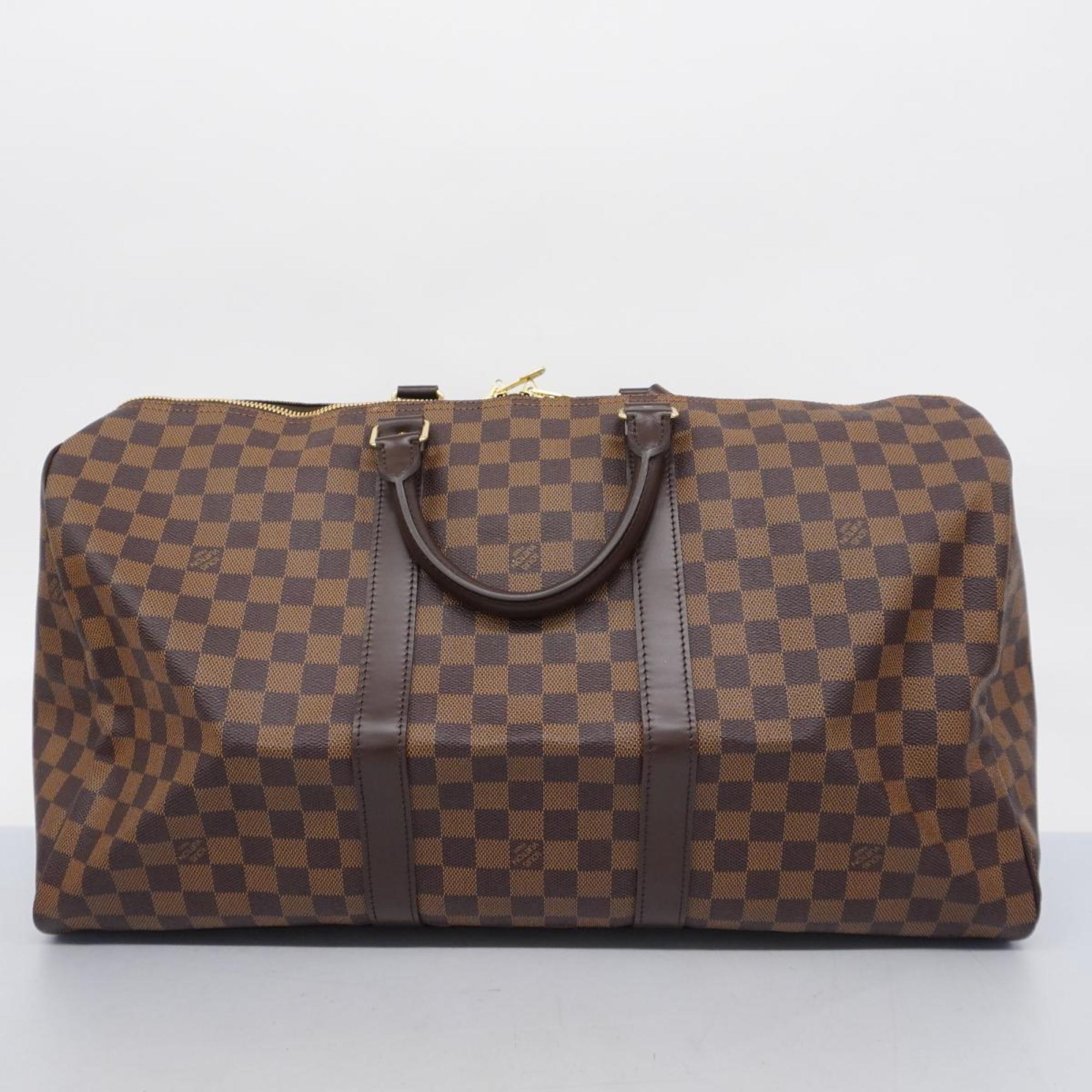 Louis Vuitton Boston Bag Damier Keepall 50 N41427 Ebene Men's Women's