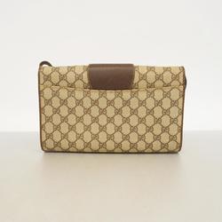 Gucci Shoulder Bag GG Supreme Old 904 02 050 Brown Beige Women's