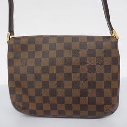 Louis Vuitton Shoulder Bag Damier Musette Tango Short Strap N51255 Ebene Women's