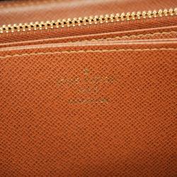 Louis Vuitton Long Wallet Monogram Zippy M42616 Brown Men's Women's