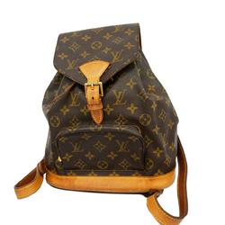 Louis Vuitton Backpack Monogram Montsouris MM M51136 Brown Women's