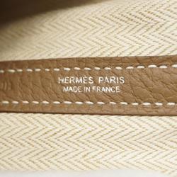 Hermes Tote Bag Garden PM B Stamp Negonda Etoupe Women's