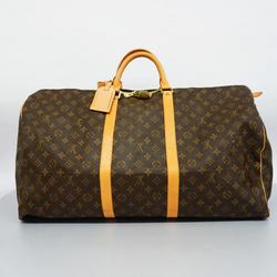 Louis Vuitton Boston Bag Monogram Keepall 60 M41422 Brown Men's Women's