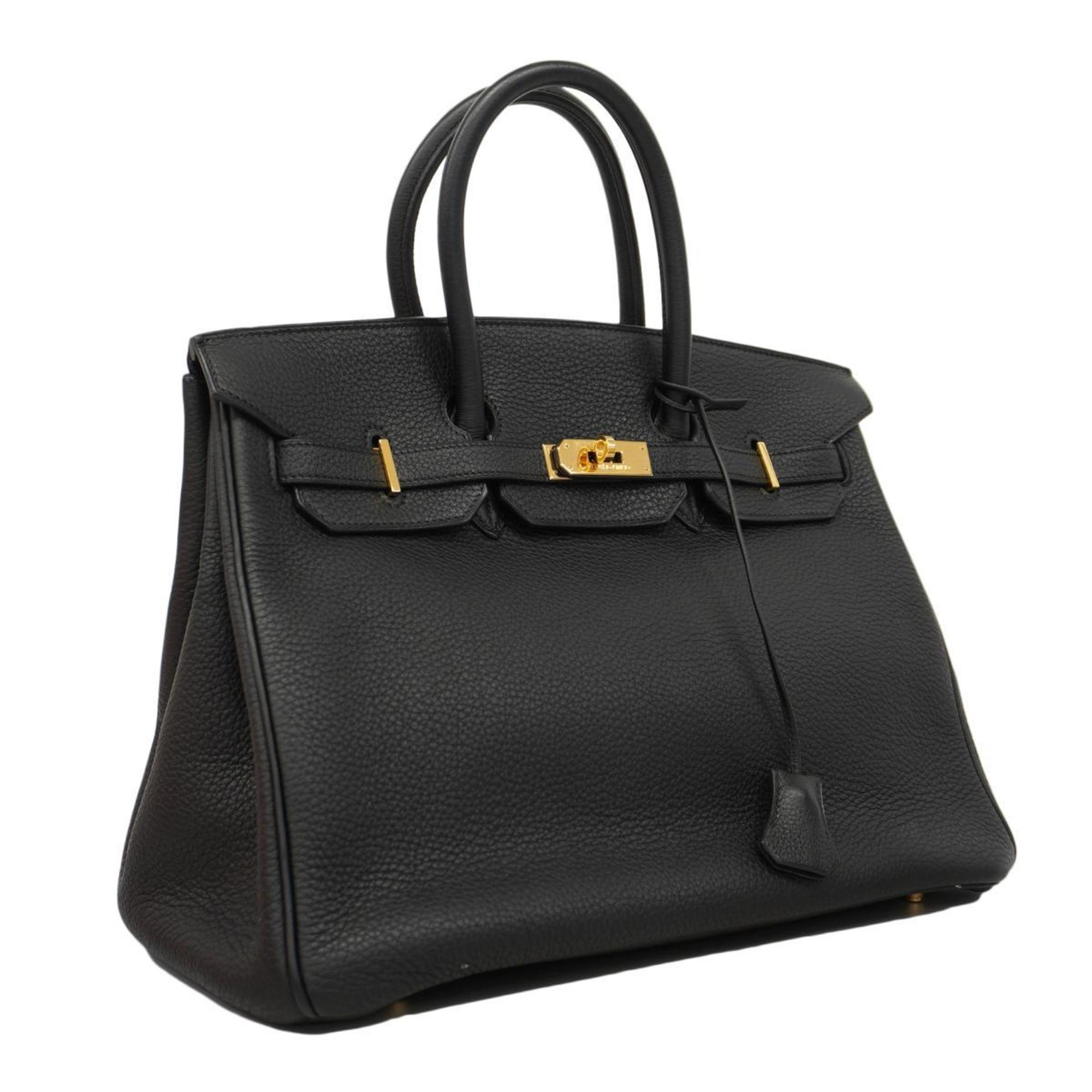 Hermes handbag Birkin 35 G stamp Togo black ladies