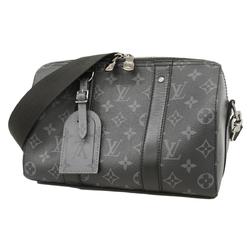 Louis Vuitton Shoulder Bag Monogram Eclipse City Keepall M45936 Black Men's