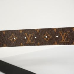 Louis Vuitton Belt Monogram Santur LV Initials M9453W Brown Black Men's