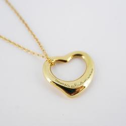 Tiffany Necklace Heart K18YG Yellow Gold Women's