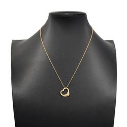 Tiffany Necklace Heart K18YG Yellow Gold Women's