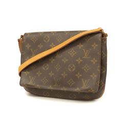 Louis Vuitton Shoulder Bag Monogram Musette Tango Long Strap M51388 Brown Women's