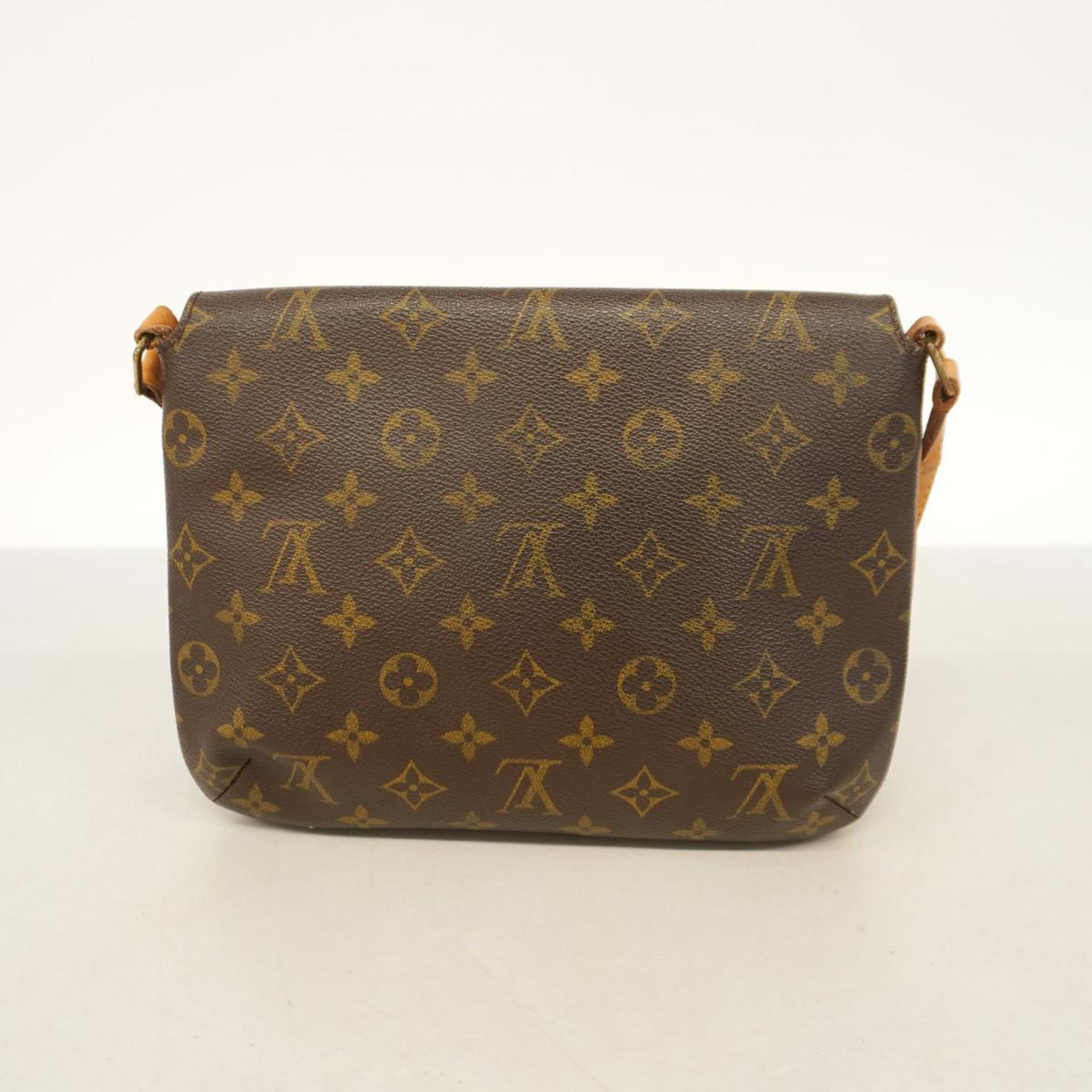 Louis Vuitton Shoulder Bag Monogram Musette Tango Long Strap M51388 Brown Women's