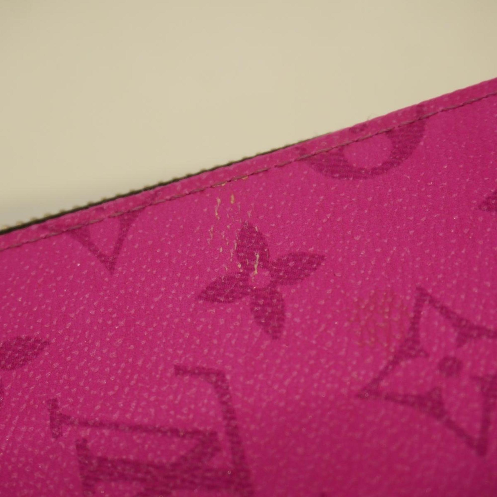 Louis Vuitton Long Wallet Taiga Rama Zippy Vertical M30780 Fuchsia Ladies