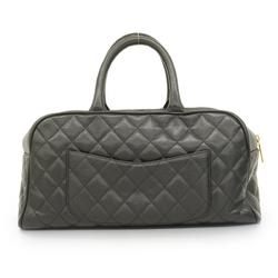 Chanel handbag Matelasse caviar skin black ladies