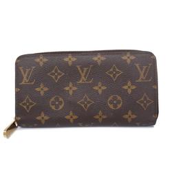 Louis Vuitton Long Wallet Monogram Zippy M41895 Fuchsia Ladies