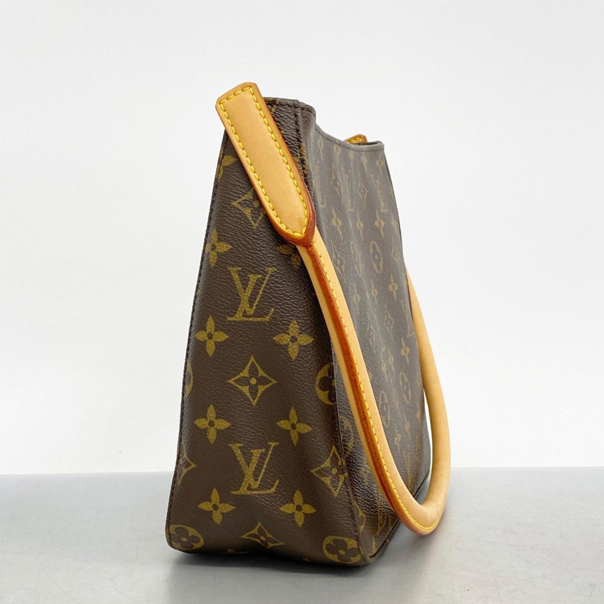 Louis Vuitton Shoulder Bag Monogram Looping MM M51146 Brown Women's