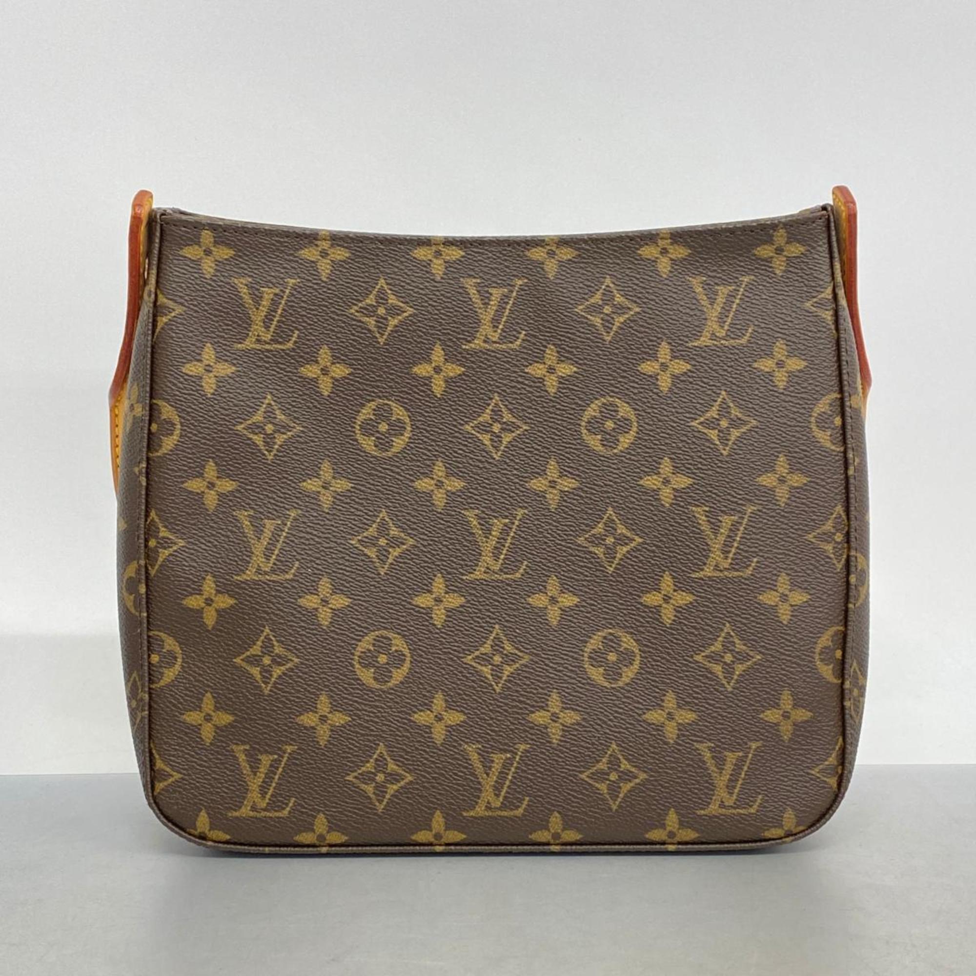 Louis Vuitton Shoulder Bag Monogram Looping MM M51146 Brown Women's